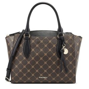 NWT Nine West Jet Set Paisley Tote Crossbody Shoulder Bag
